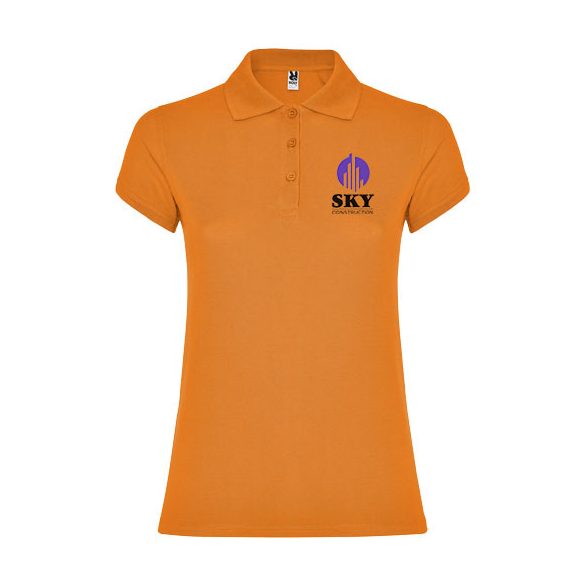 Star short sleeve women's polo