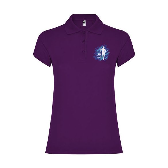 Star short sleeve women's polo