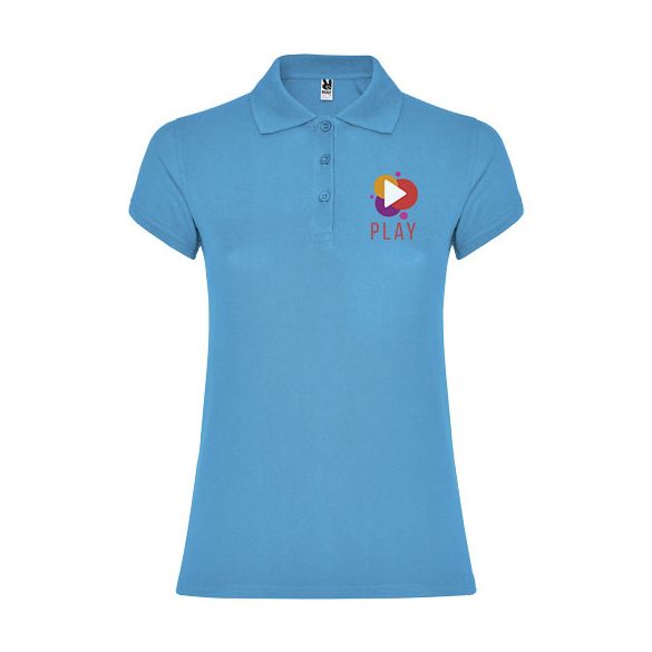 Star short sleeve women's polo