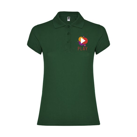 Star short sleeve women's polo