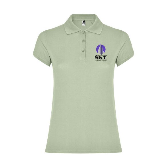 Star short sleeve women's polo