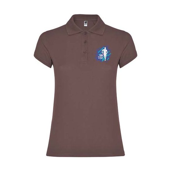 Star short sleeve women's polo