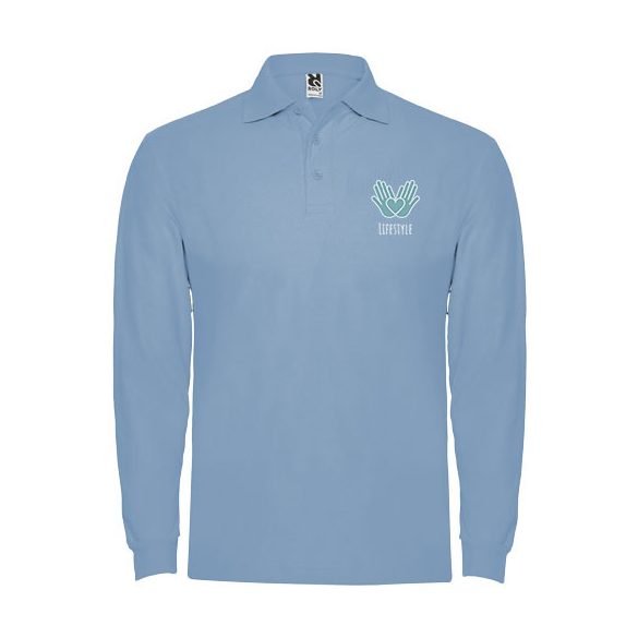 Estrella long sleeve men's polo