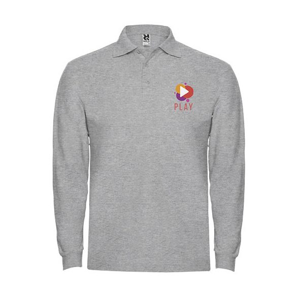 Estrella long sleeve men's polo