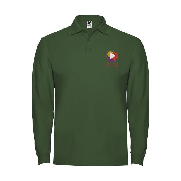 Estrella long sleeve men's polo