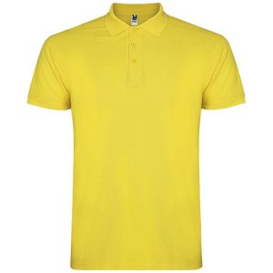 Star short sleeve men's polo