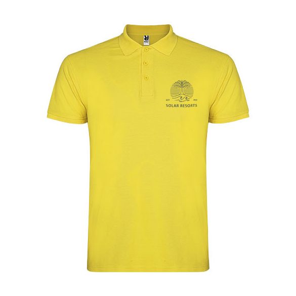 Star short sleeve men's polo