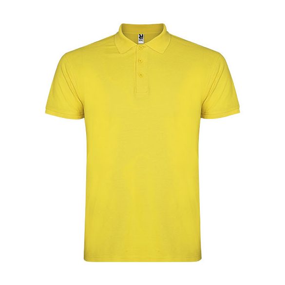 Star short sleeve men's polo