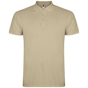 Star short sleeve men's polo