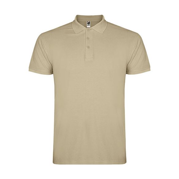 Star short sleeve men's polo