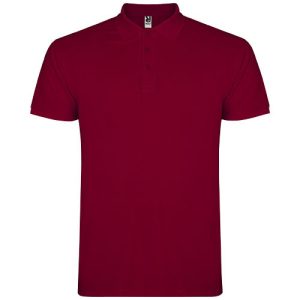 Star short sleeve men's polo