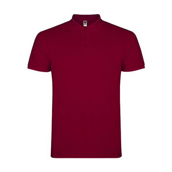 Star short sleeve men's polo