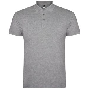 Star short sleeve men's polo