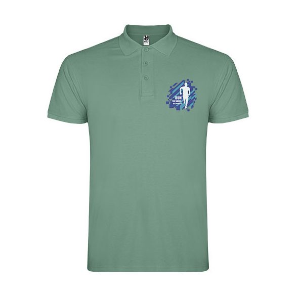 Star short sleeve men's polo