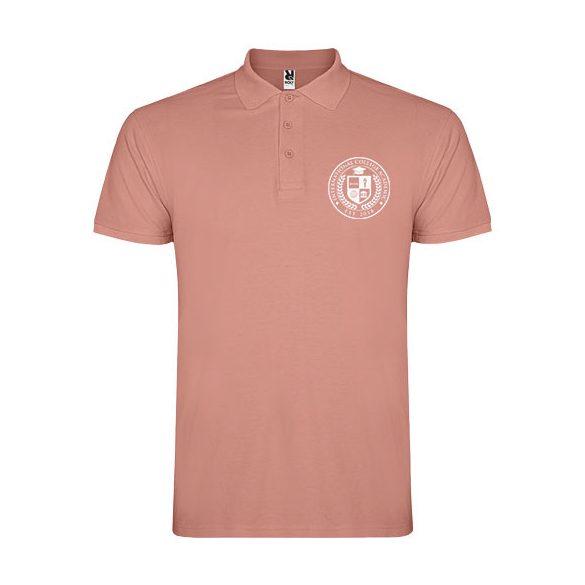 Star short sleeve men's polo