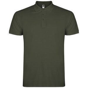 Star short sleeve men's polo