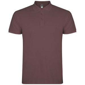 Star short sleeve men's polo