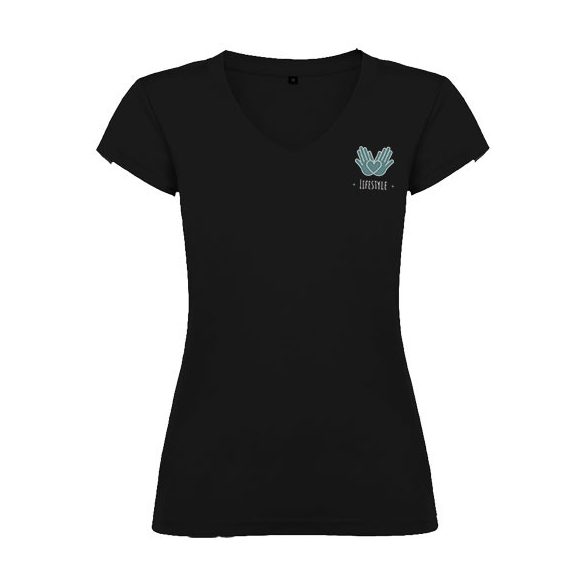 Victoria short sleeve women's v-neck t-shirt