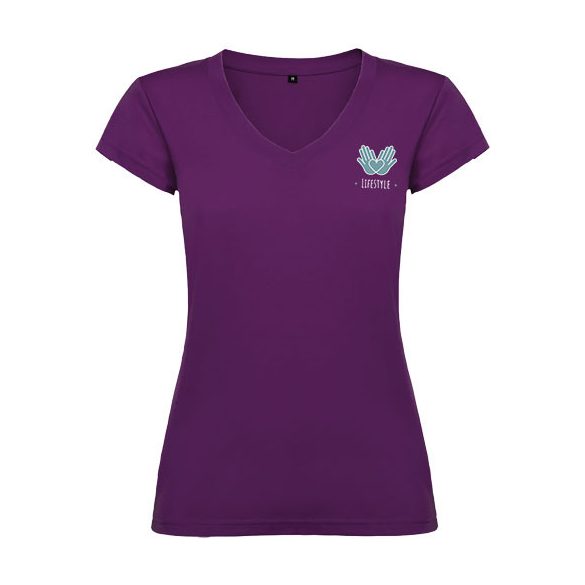 Victoria short sleeve women's v-neck t-shirt