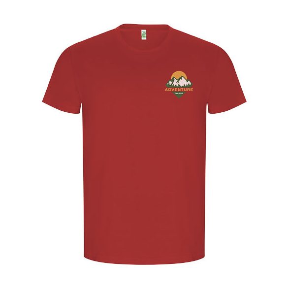 Golden short sleeve men's t-shirt