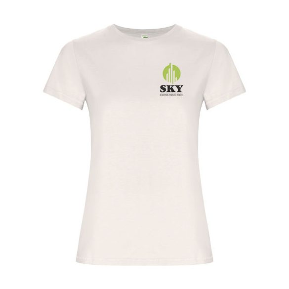 Golden short sleeve women's t-shirt