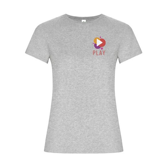 Golden short sleeve women's t-shirt