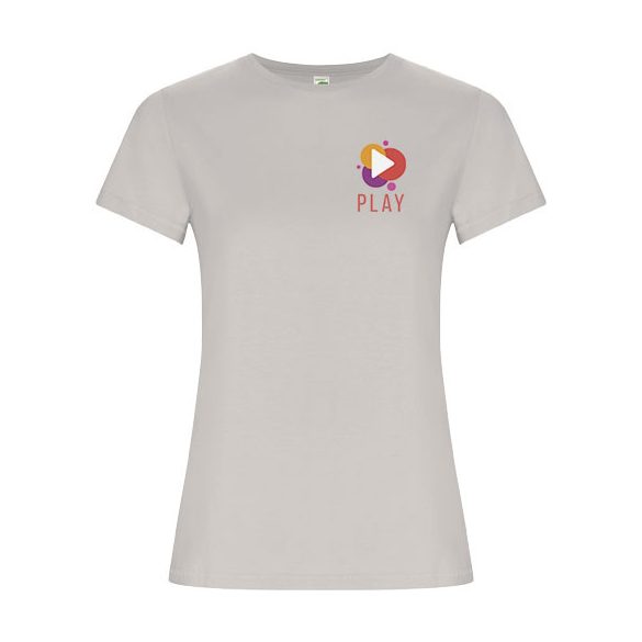 Golden short sleeve women's t-shirt