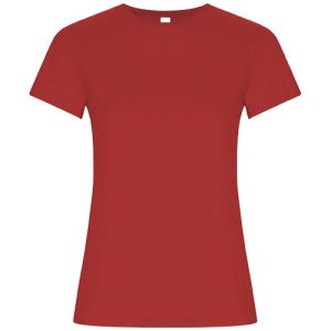 Golden short sleeve women's t-shirt