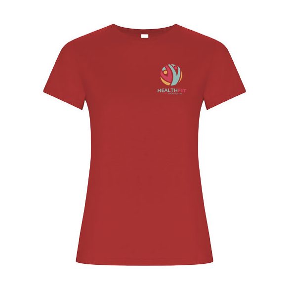 Golden short sleeve women's t-shirt