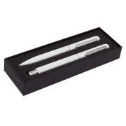 FORTALEZA gift set with ball and ceramic pen,  white