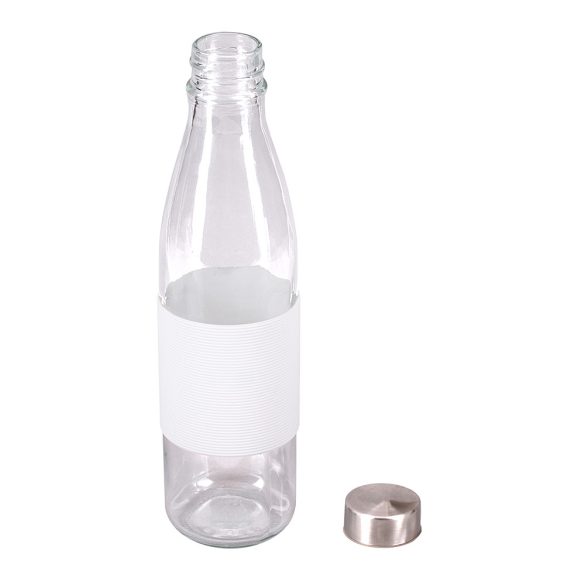 VIGOUR glass bottle 800 ml, white