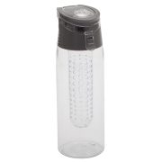   FRUTELLO sports bottle 700 ml with infuser,  grey/transparent