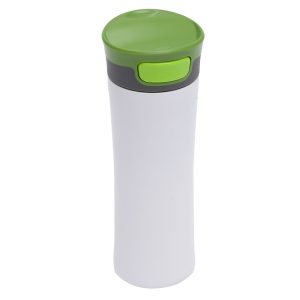 TELESCOPE thermo mug 430 ml,  white/green