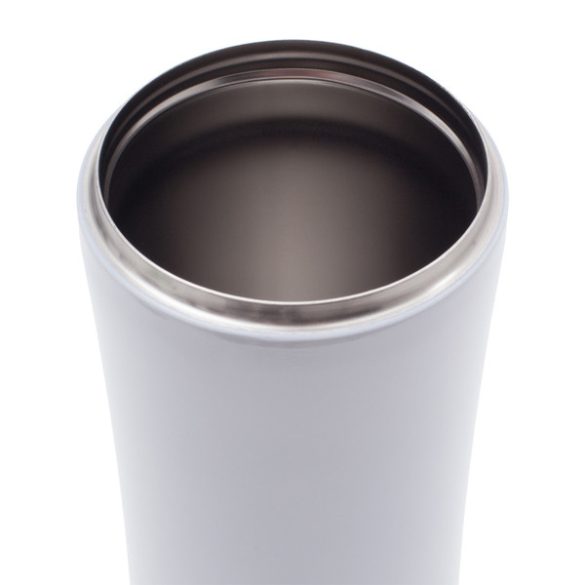 TELESCOPE thermo mug 430 ml,  white/green