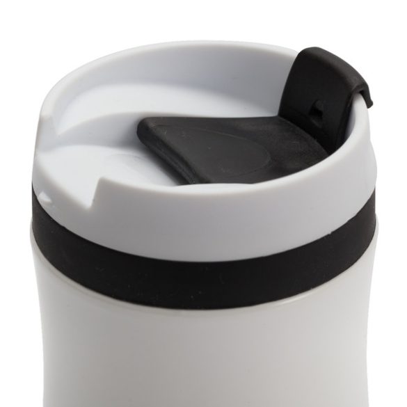 VIKI thermo mug 390 ml,  black/white