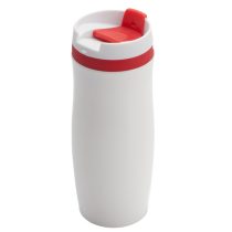 VIKI thermo mug 390 ml,  red/white