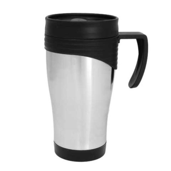 ODENSE thermo mug 400 ml,  silver