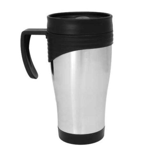 ODENSE thermo mug 400 ml,  silver