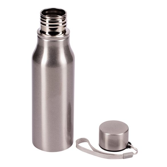 FUN TRIPPING water bottle from steel, 700 ml, silver