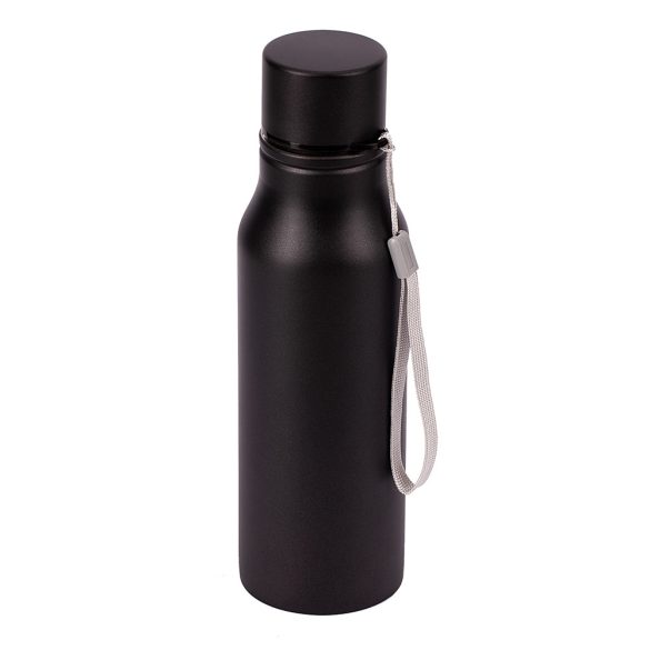 FUN TRIPPING water bottle from steel, 700 ml, black