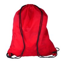 PROMO drawstring backpack,  red