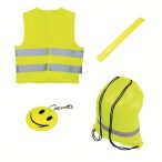 SAFE KID reflective safety set for children, yellow