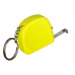 JUST key ring with tape measure 2 m,  yellow