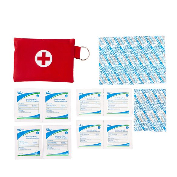 FIRST AID first aid kit, red