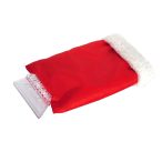 GLOVE ice scraper,  red