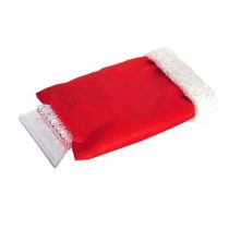 GLOVE ice scraper,  red