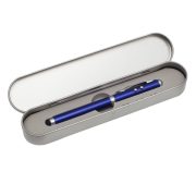 SUPREME ballpoint pen with laser pointer,  blue