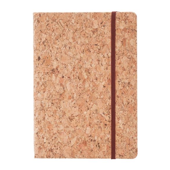 ROBLEDO notebook with squared pages 145x210 / 160 pages,  brown