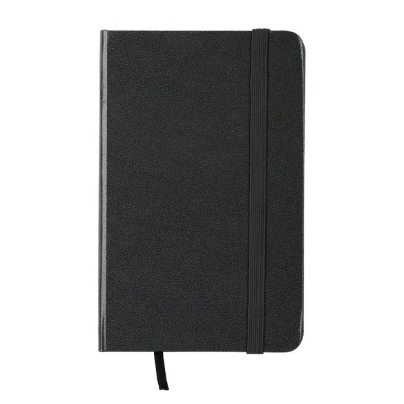 ZAMORA notebook with squared pages 90x140 / 160 pages,  black