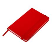 ZAMORA notebook with squared pages 90x140 / 160 pages,  red